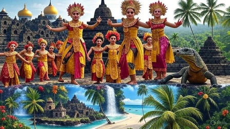 Indonesia facts in Hindi